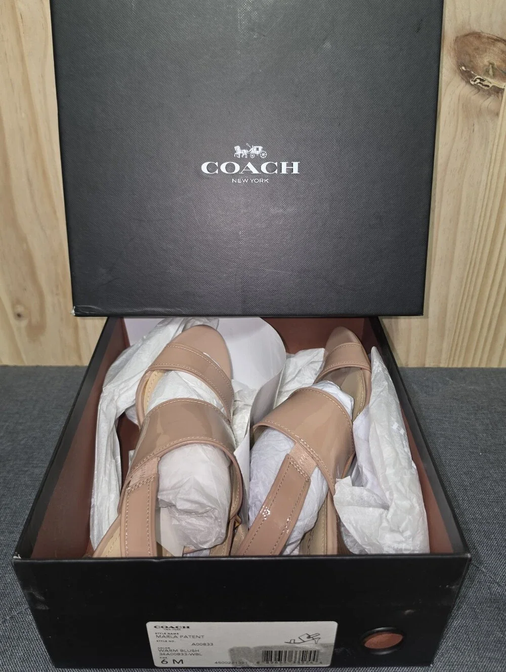 Coach Nude Pink Heels
